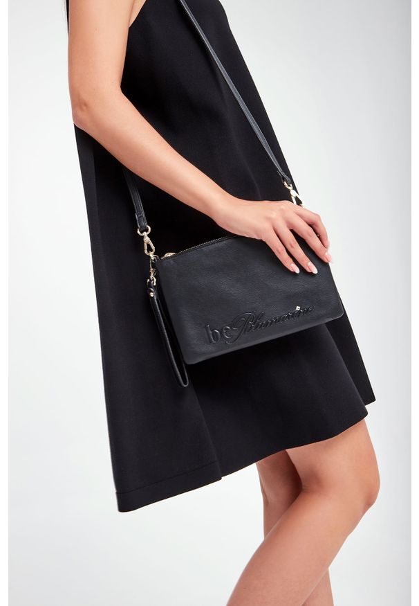 BeBlumarine - TOREBKA BE BLUMARINE. Wzór: aplikacja. Materiał: z tłoczeniem. Rodzaj torebki: na ramię