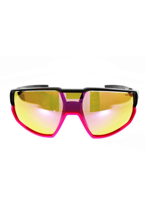 Okulary rowerowe JULBO Rush czarno różowe Spectron kat.3. Kolor: czarny, różowy, wielokolorowy. Sport: turystyka piesza