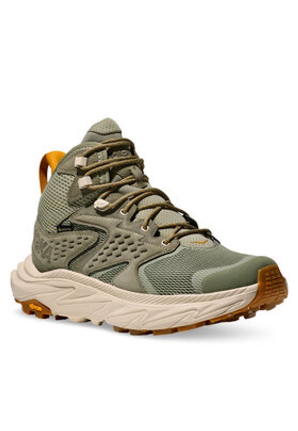 HOKA - Hoka Trekkingi Anacapa 2 Mid Gtx 1141633F Khaki. Kolor: brązowy. Materiał: materiał. Sport: turystyka piesza