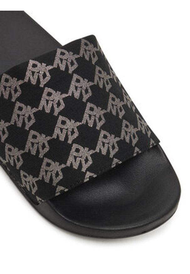 DKNY Klapki Zella K2533210 Czarny. Kolor: czarny. Materiał: materiał