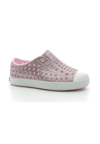 Native Shoes - Trampki dziecięce NATIVE JEFFERSON BLING YOUTH buty do chodzenia. Kolor: różowy. Sport: turystyka piesza