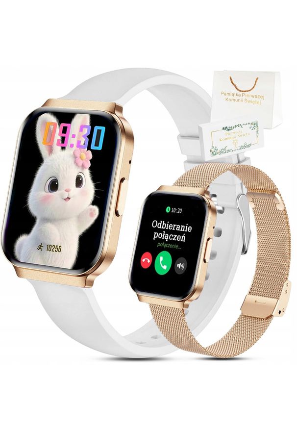 Gravity Zegarek dziecięcy SMARTWATCH Gravity na Komunię GT-44-1 RG/RG/WH. Rodzaj zegarka: smartwatch