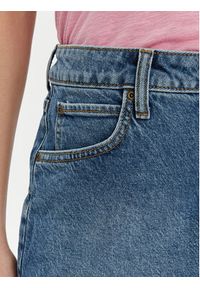 Lee Spódnica jeansowa 112349008 Niebieski Regular Fit. Kolor: niebieski. Materiał: bawełna #4