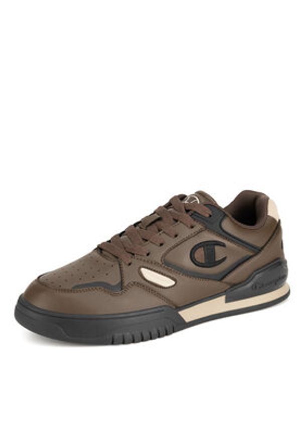 Champion Sneakersy 3 POINT TECH LOW S22272-MM505 Brązowy. Kolor: brązowy. Materiał: materiał