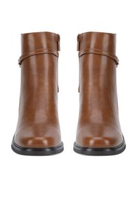 Clara Barson Botki WYL4017-1 Brązowy. Kolor: brązowy. Materiał: skóra #5
