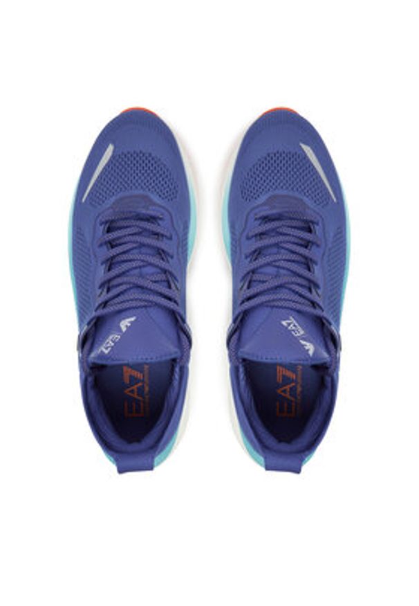 EA7 Emporio Armani Sneakersy X8X246 XK443 D133 Niebieski. Kolor: niebieski. Materiał: materiał