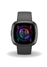 Zegarek sportowy Fitbit by Google Sense 2 grafitowy. Rodzaj zegarka: smartwatch. Kolor: szary. Styl: sportowy #3