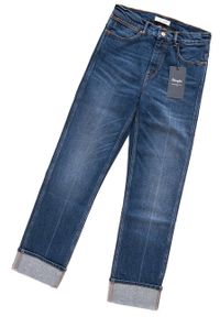 Wrangler - WRANGLER RETRO STRAIGHT RETRO BLUE W27VKW85Q. Stan: podwyższony. Styl: retro #7