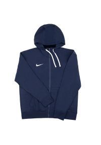 Bluza Nike Park 20 Fleece Full-Zip Hoodie CW6887-451 - granatowa. Typ kołnierza: kaptur. Kolor: niebieski. Materiał: bawełna, materiał, poliester. Wzór: aplikacja. Styl: klasyczny