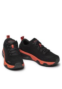 skechers - Skechers Sneakersy Brazen 232256/BKRD Czarny. Kolor: czarny. Materiał: materiał #3