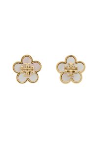 Kolczyki Tory Burch. Materiał: złote. Kolor: złoty #1
