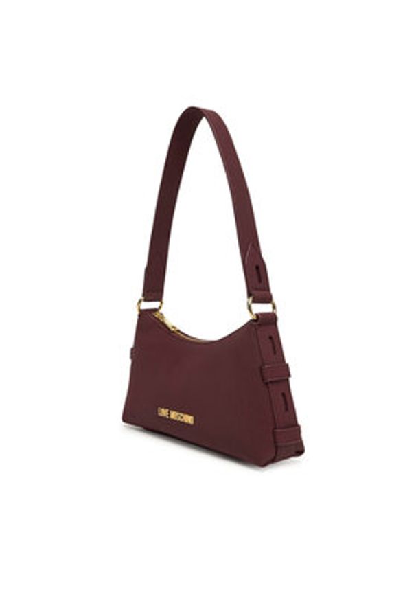 Love Moschino - LOVE MOSCHINO Torebka JC4169PP1NLB0552 Bordowy. Kolor: czerwony. Materiał: skórzane