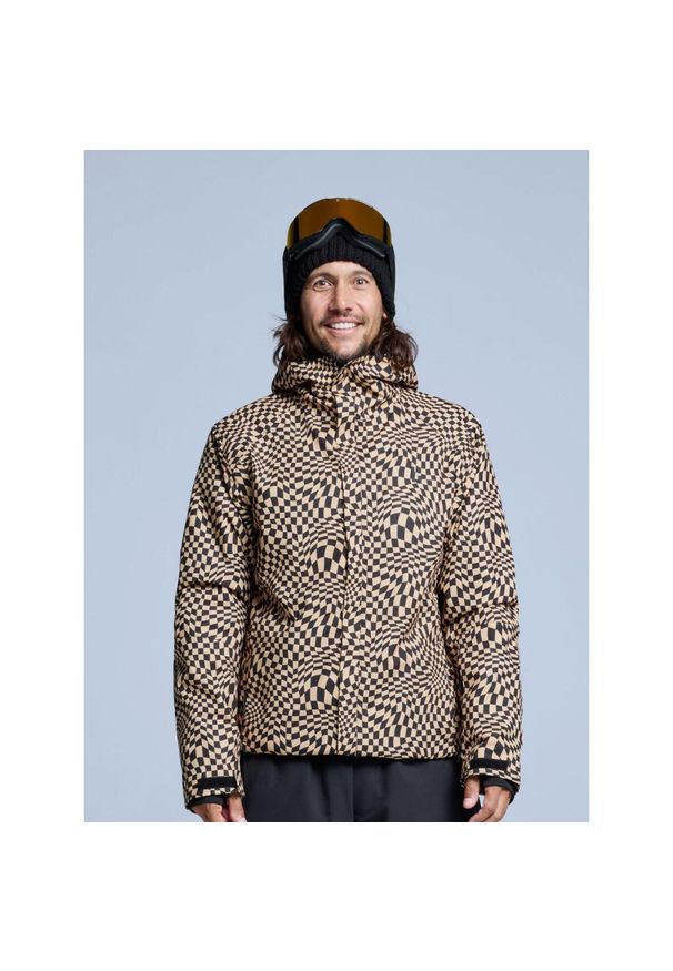 POEDERBAAS - Kurtka narciarska - Męska - Arty - Ocieplana 2L - Ciepły piasek. Kolor: beżowy. Sezon: zima. Sport: narciarstwo