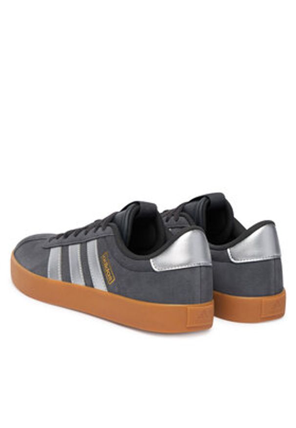 Adidas - adidas Sneakersy Vl Court 3.0 IH6514 Szary. Kolor: szary. Materiał: zamsz, skóra
