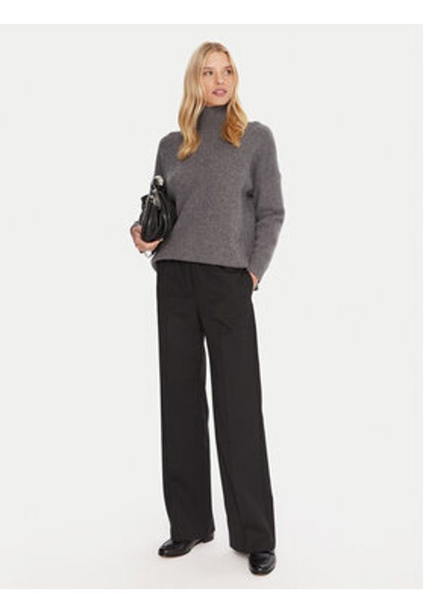 Weekend Max Mara Spodnie materiałowe Petra 2525136032 Czarny Regular Fit. Kolor: czarny. Materiał: syntetyk