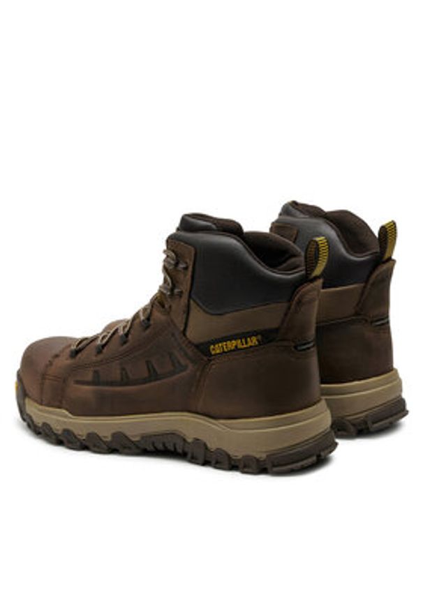 CAT Footwear Trapery Threshold Rebound Wp Nm Ct S7L Hro Fo Sr P726048 Brązowy. Kolor: brązowy. Materiał: skóra