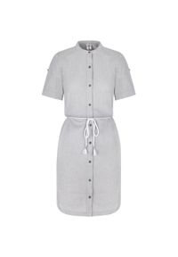 ZENZIMAT - Sukienka damska LOAP Nury bawełna S. Kolor: fioletowy. Materiał: bawełna. Typ sukienki: sportowe. Styl: sportowy #1