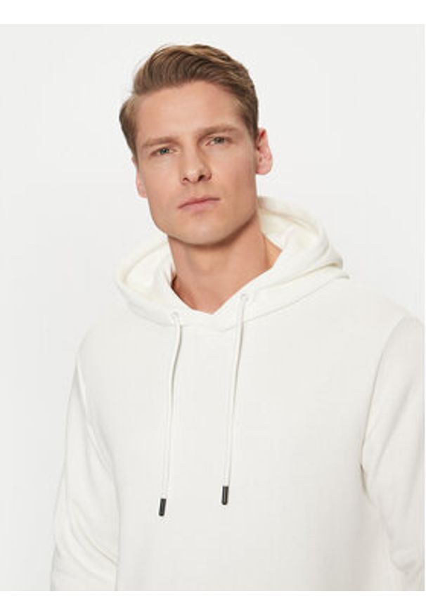 Jack & Jones Bluza Bradley 12249340 Écru Relaxed Fit. Kolor: kremowy. Materiał: syntetyk, bawełna