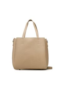 Torebka Creole K11323 Cappuccino D05. Kolor: beżowy. Materiał: skórzane #1
