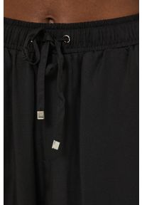 medicine - Medicine spodnie damskie kolor czarny joggery high waist. Stan: podwyższony. Kolor: czarny