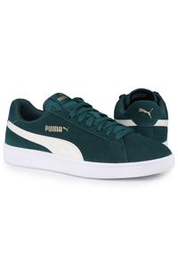 Puma - Buty męskie sportowe classic SMASH v2. Kolor: wielokolorowy, zielony, biały