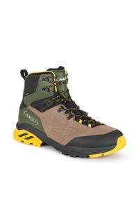 Buty trekkingowe męskie Aku Reactive Gtx. Wysokość cholewki: za kostkę. Kolor: wielokolorowy. Materiał: materiał, skóra. Szerokość cholewki: normalna