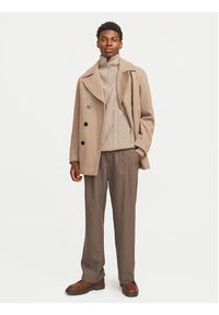 Jack & Jones Sweter Blunorth 12261780 Beżowy Regular Fit. Kolor: beżowy. Materiał: syntetyk, bawełna #6