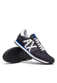 Buty sportowe męskie Armani Exchange Retro Runner XUX017 XCC68 K487. Kolor: niebieski #1