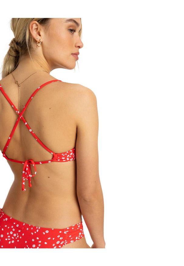 Roxy - Stanik bikini typu bralette dla Kobiety PT BEACH CLASSICS Czerwony. Kolor: czerwony. Materiał: tkanina, elastan, poliester
