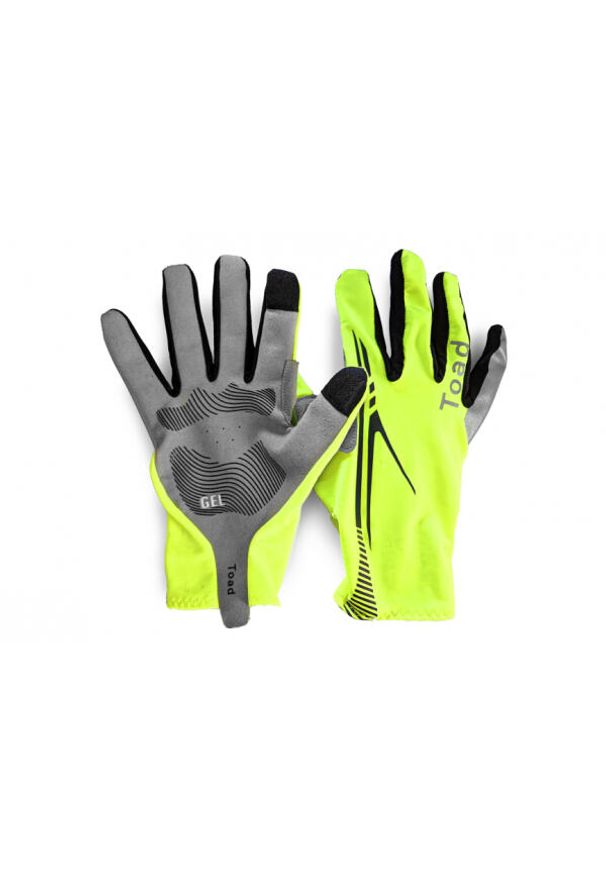TOAD - Rękawiczki rowerowe Toad T-Gloves. Kolor: żółty. Sport: kolarstwo