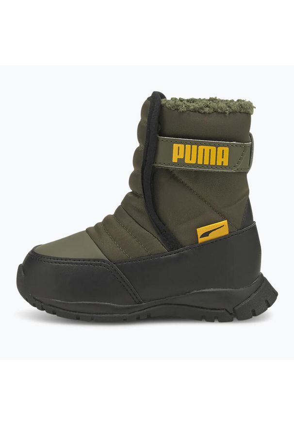 Puma - Śniegowce dziecięce PUMA Nieve Boot WTR AC Inf. Kolor: zielony