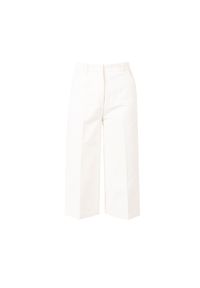 Pinko Spodnie "Necci" | 1G14SQ 7899 | Kobieta | Biały. Stan: podwyższony. Kolor: biały. Materiał: bawełna #5