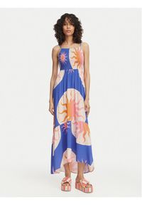Maaji Sukienka letnia Isadora PT2123CLD010 Niebieski Regular Fit. Kolor: niebieski. Materiał: wiskoza. Sezon: lato #1