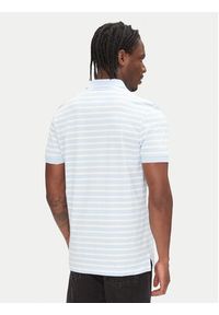 Tommy Jeans Polo DM0DM20676 Błękitny Slim Fit. Typ kołnierza: polo. Kolor: niebieski. Materiał: bawełna