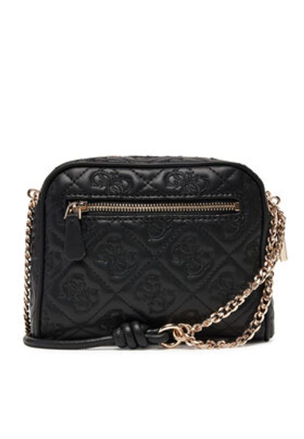 Guess Torebka Adelasia HWQL96 58140 Czarny. Kolor: czarny. Materiał: skórzane