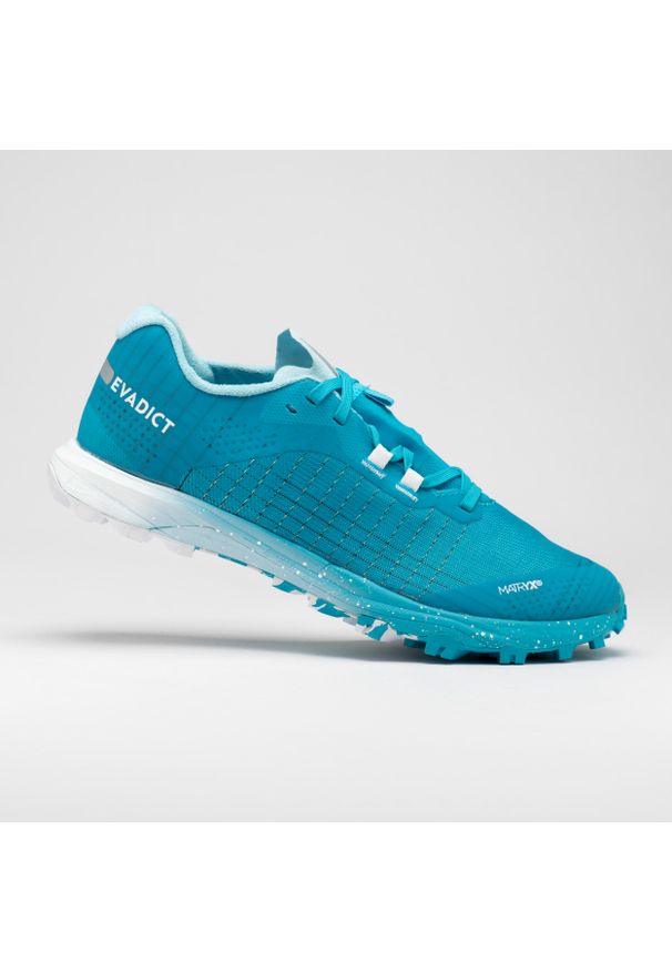 EVADICT - Buty do biegania w terenie Race Light damskie. Kolor: turkusowy, wielokolorowy, niebieski