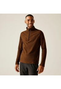 Regatta - Męski lekki polar turystyczny Montes z zamkiem błyskawicznym do połowy. Kolor: pomarańczowy. Materiał: polar. Sport: turystyka piesza, wspinaczka #1