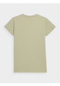 outhorn - T-shirt z nadrukiem damski. Okazja: na co dzień. Materiał: jersey, bawełna. Wzór: nadruk. Styl: casual, klasyczny #3