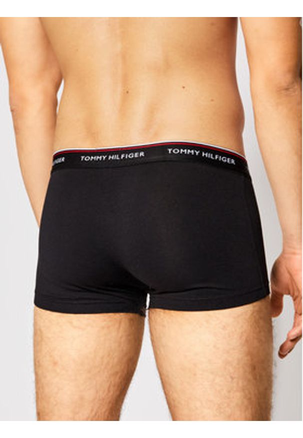 TOMMY HILFIGER - Tommy Hilfiger Komplet 3 par bokserek 3P Lr Trunk 1U87903841 Czarny. Kolor: czarny. Materiał: bawełna
