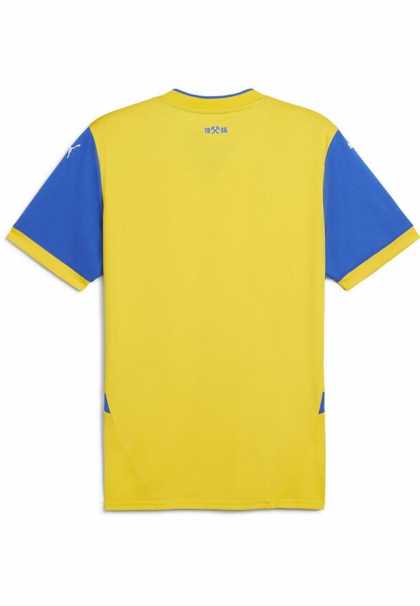Puma - Męska koszulka FC Shakhtar Donetsk 24/25 PUMA Racing Blue Faster Yellow. Kolor: żółty, wielokolorowy, niebieski