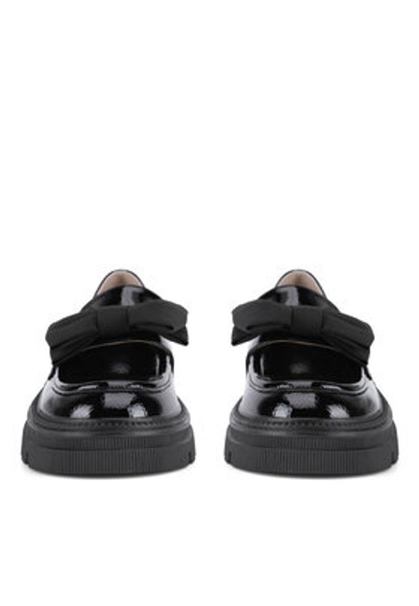 DeeZee Loafersy TYA56-J128 Czarny. Kolor: czarny. Materiał: materiał, syntetyk