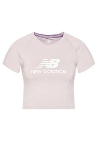 New Balance T-Shirt Athletics Podium WT03503 Różowy Fitted Fit. Kolor: różowy. Materiał: syntetyk #5