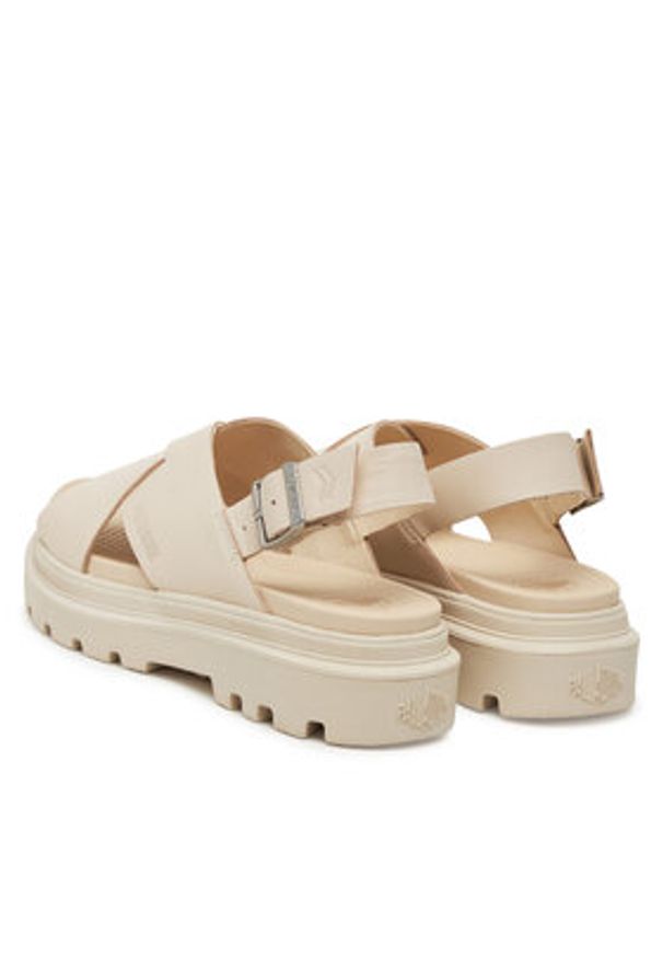 Palladium Sandały Pallacruise Crossed 94461-175-M Biały. Kolor: biały. Materiał: skóra, nubuk