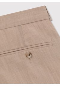 Pako Lorente - PAKO LORENTE – Beżowe wełniane spodnie męskie. Okazja: na ślub cywilny, na wesele, na komunię. Kolor: beżowy. Materiał: wełna. Styl: boho #7