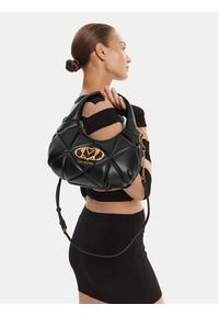 Love Moschino - LOVE MOSCHINO Torebka JC4039PP1NLC0000 Czarny. Kolor: czarny. Materiał: skórzane #6