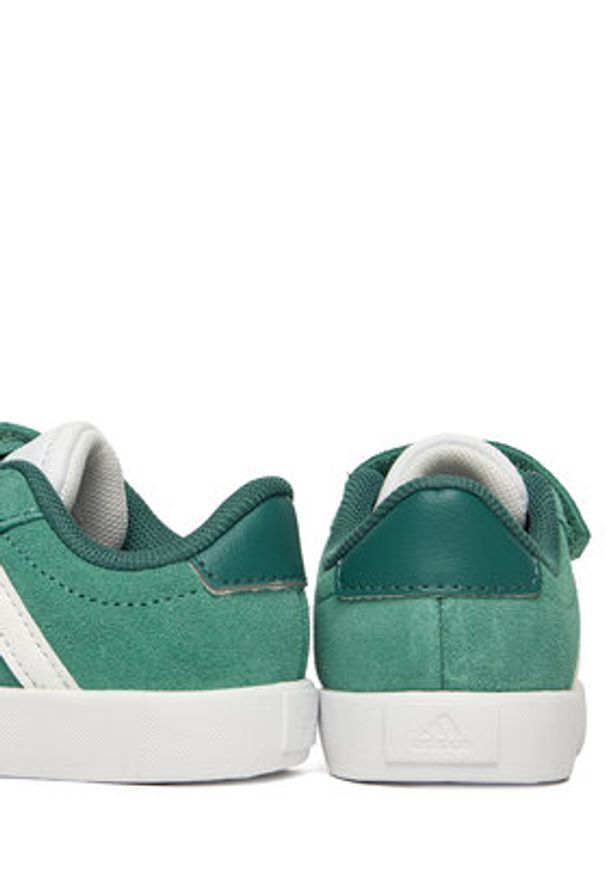 Adidas - adidas Sneakersy VL Court 3.0 Shoes JP7877 Turkusowy. Kolor: turkusowy. Materiał: skóra, zamsz