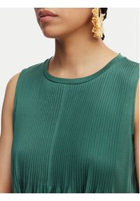 Weekend Max Mara Sukienka codzienna Ricordo 2615621022 Zielony Regular Fit. Okazja: na co dzień. Kolor: zielony. Materiał: bawełna. Typ sukienki: proste. Styl: casual #3