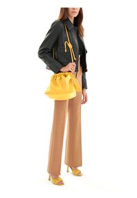 Kazar - Żółta torebka damska kazar x kasia. Kolor: żółty. Materiał: skórzane. Styl: elegancki #7