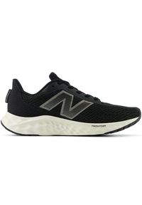 Buty damskie New Balance Fresh Foam Arishi v4 WARISYK4 – czarne. Okazja: na co dzień. Kolor: czarny. Materiał: materiał, syntetyk. Szerokość cholewki: normalna. Sport: fitness