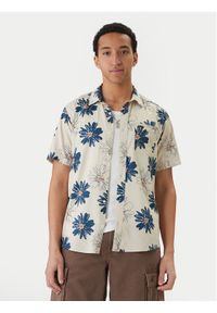 RVCA Koszula Resort AVYWT00520 Beżowy Relaxed Fit. Kolor: beżowy. Materiał: bawełna #1